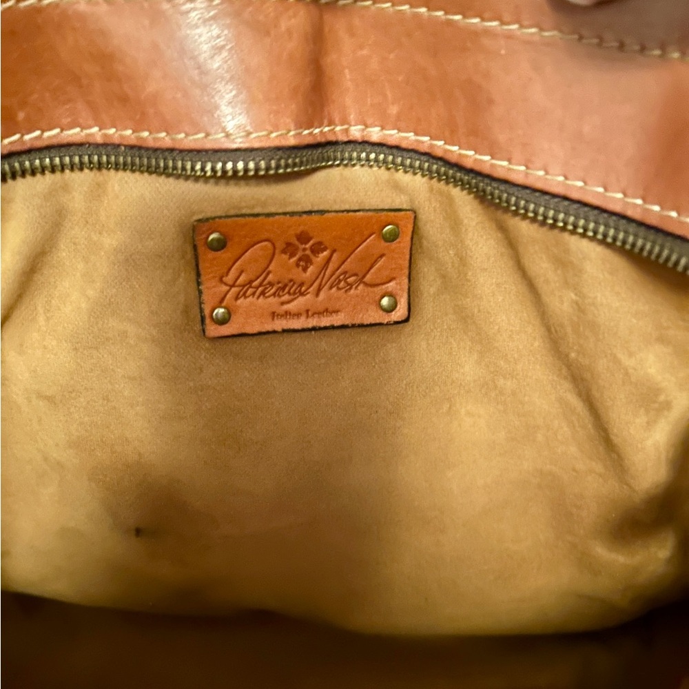 Patricia Nash Zancona
Tote Leather Hand Bag 100% Full-Grain Leather.  Vintage - Picture 8 of 8